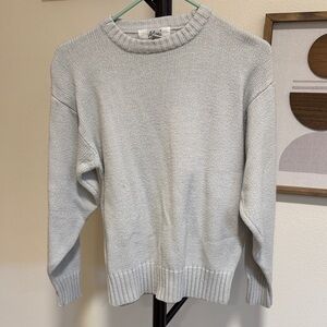 Light Gray Knit Sweater